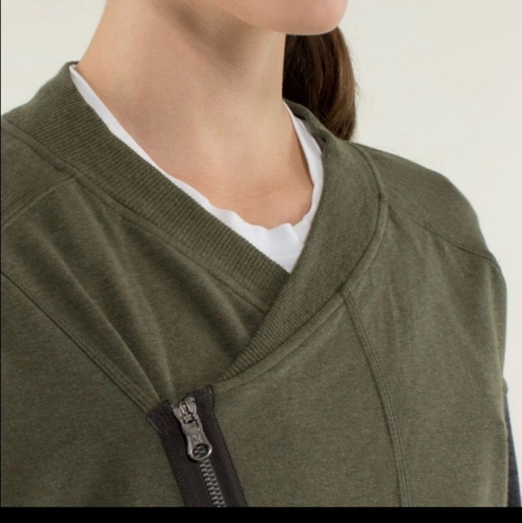 Lululemon Mula Bundle WrapHeathered Fatigue Green / Heathered Dark Grey - Picture 4 of 11